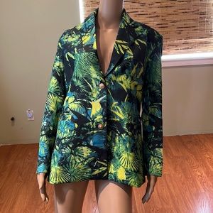 Zcrave Neon Multi-colored Lined Blazer Size S
